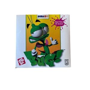 Sega PC Bug! 3D Action Game Jack In The Box Promo 1 Player Windows Video Game
